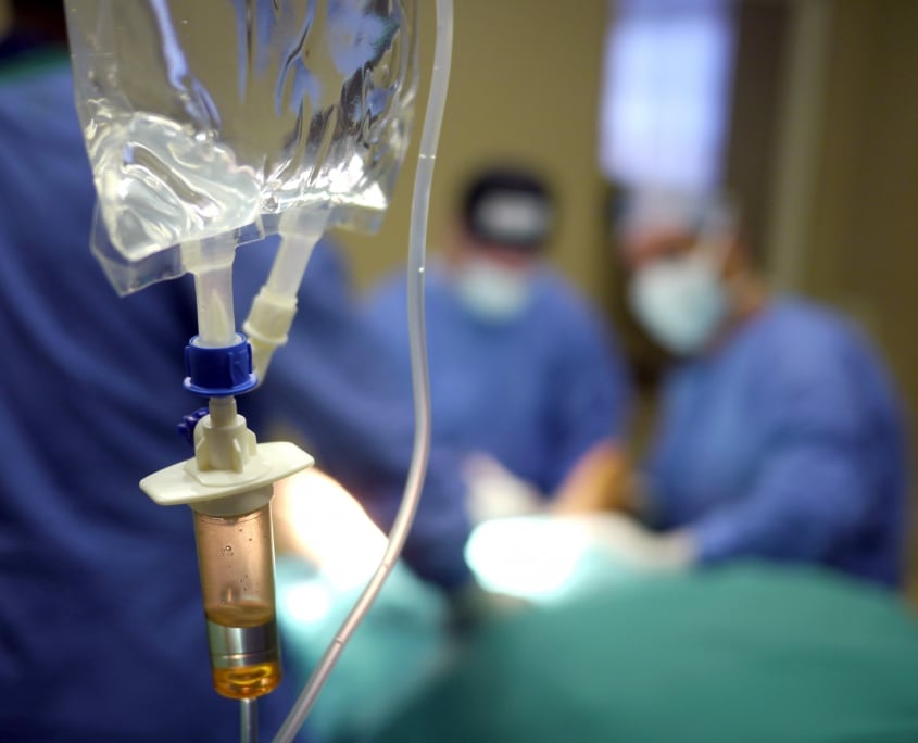 Nurses Work Around IV Bag Shortage