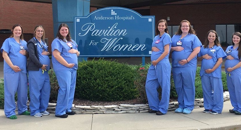 Eight Nurses, Eight Babies, One Hospital Ward