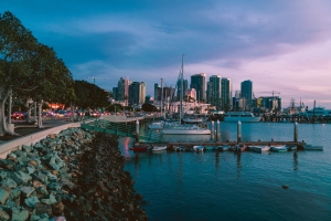 Crepúsculo en San Diego, California