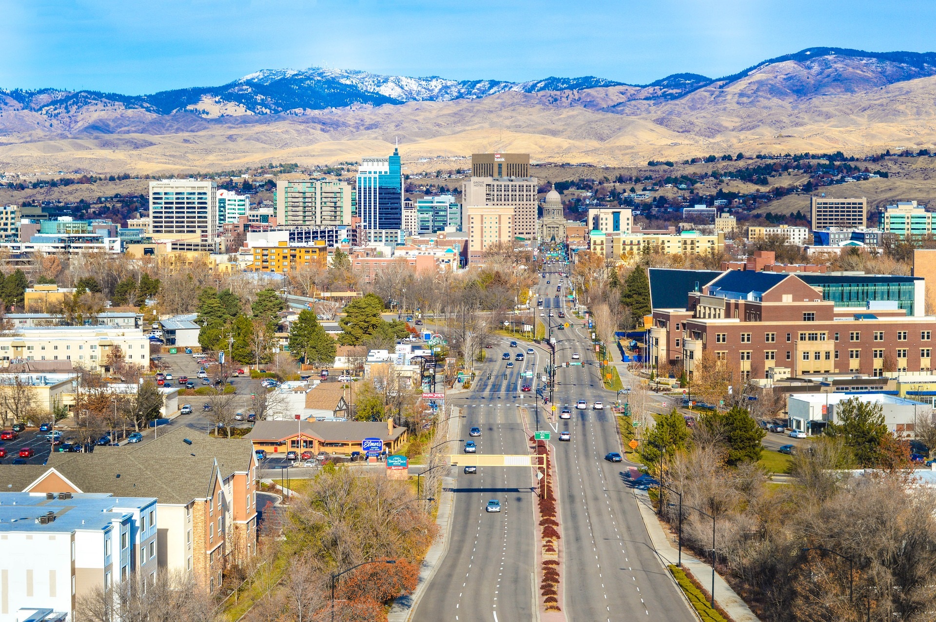 Boise, Idaho aerial view
