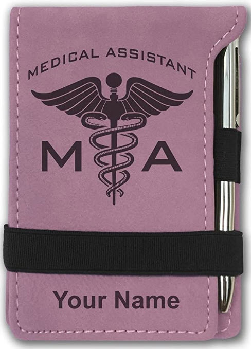 Engraved Medical Assistant Pocket Notebook