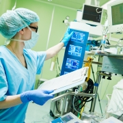 Surgical Technologist preparing for surgery