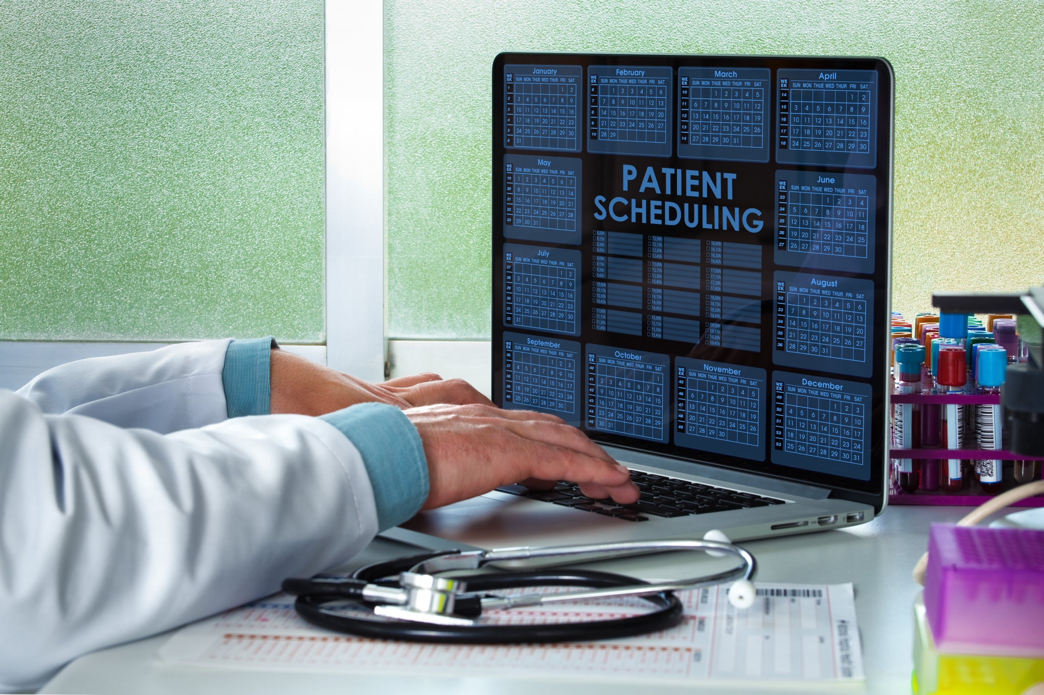 Screen for patient scheduling